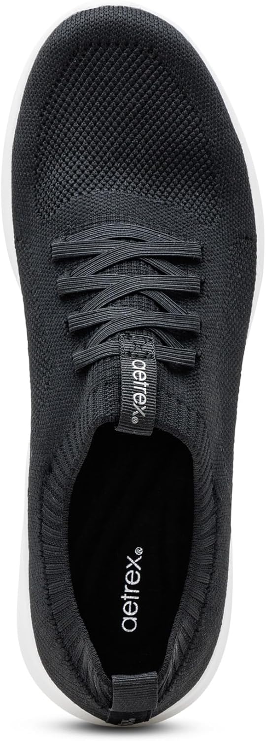 Aetrex Women’s Jocelyn Orthopedic Knit Slip-On Sneakers – Arch Support Walking Shoes Women with Removable Insole – Women's Fashion Sneakers with Lightweight EVA Cushioning for All-Day Comfort - Image 5