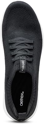 Aetrex Womens Jocelyn Orthopedic Knit Slip-On Sneakers Arch Support Walking Shoes Women with Removable Insole Women's Fashion Sneakers with Lightweight EVA Cushioning for All-Day Comfort
