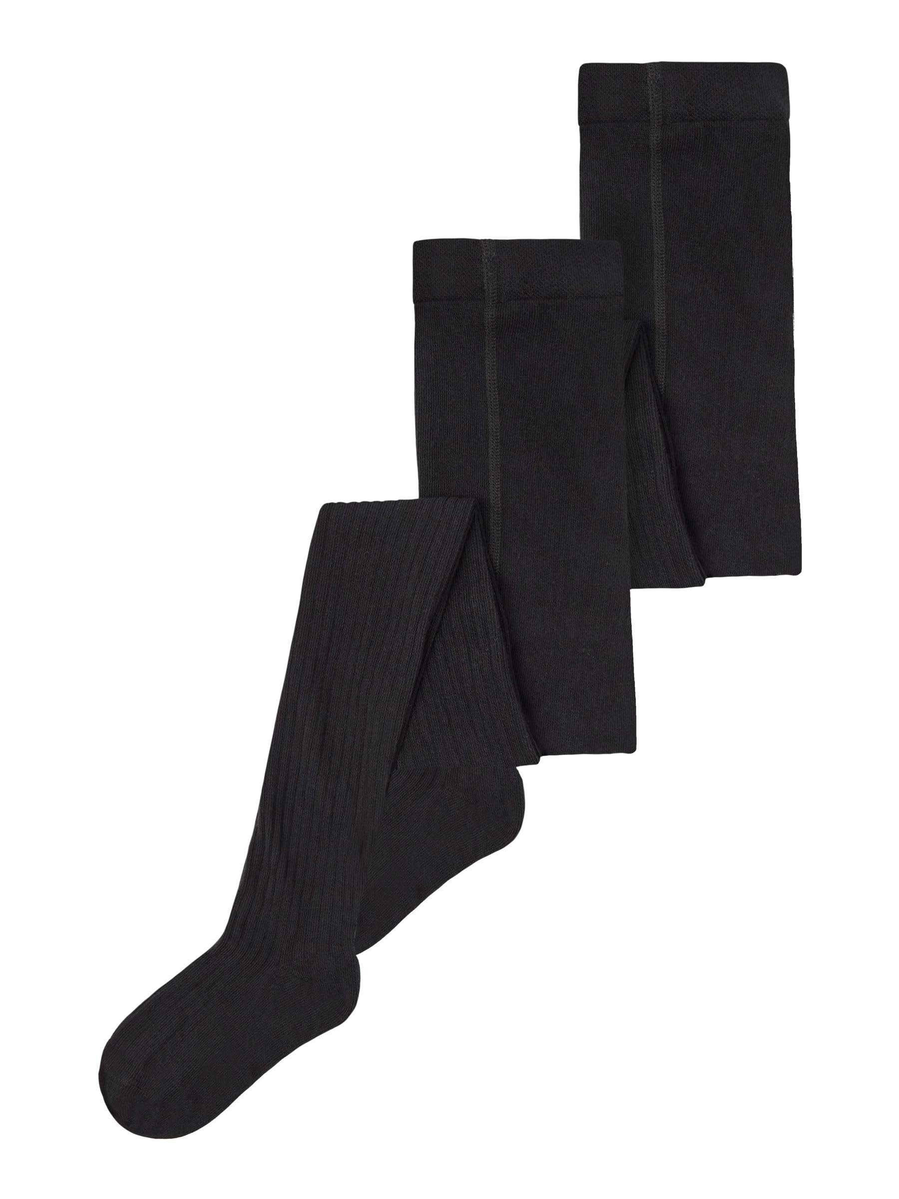 NAME IT Unisex Children's Tights, black, 134 cm-140 cm