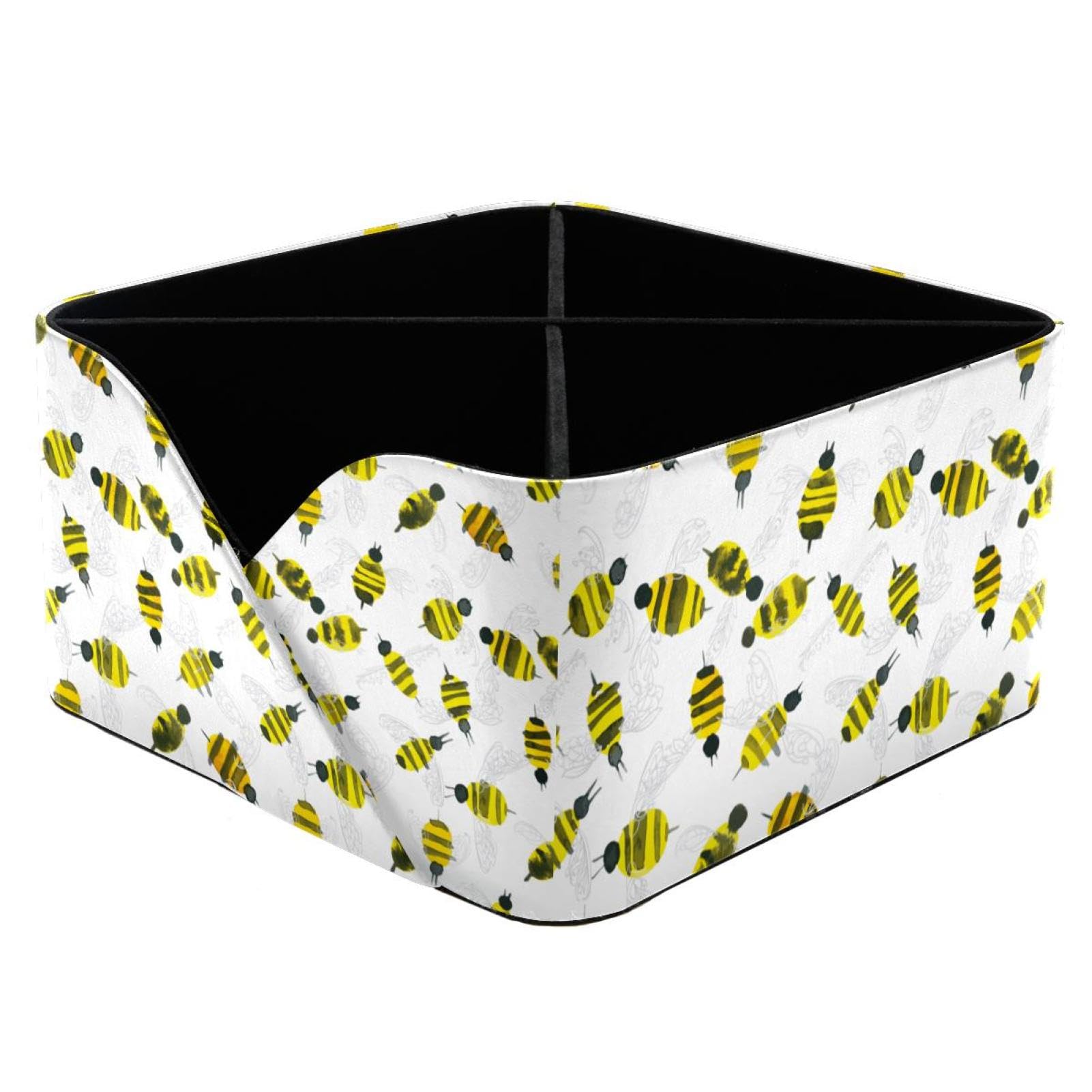 Organiseur de bureau Flying Bees à 4 compartiments et pot de rangement pour fournitures de maison