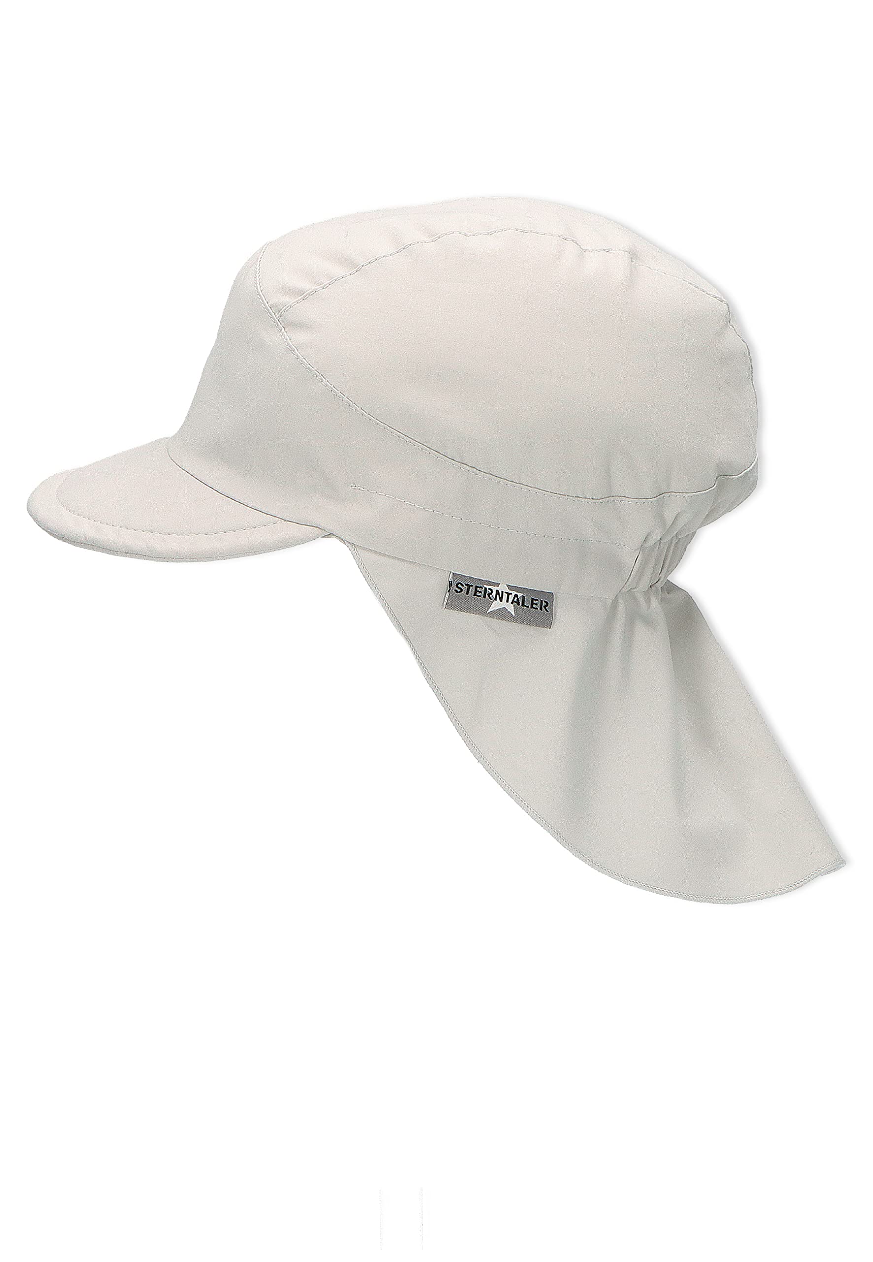 Sterntaler Unisex Schirmmütze mit Nackenschutz Sun Hat, lichtgrau, 47, 5 3/4 - Image 3