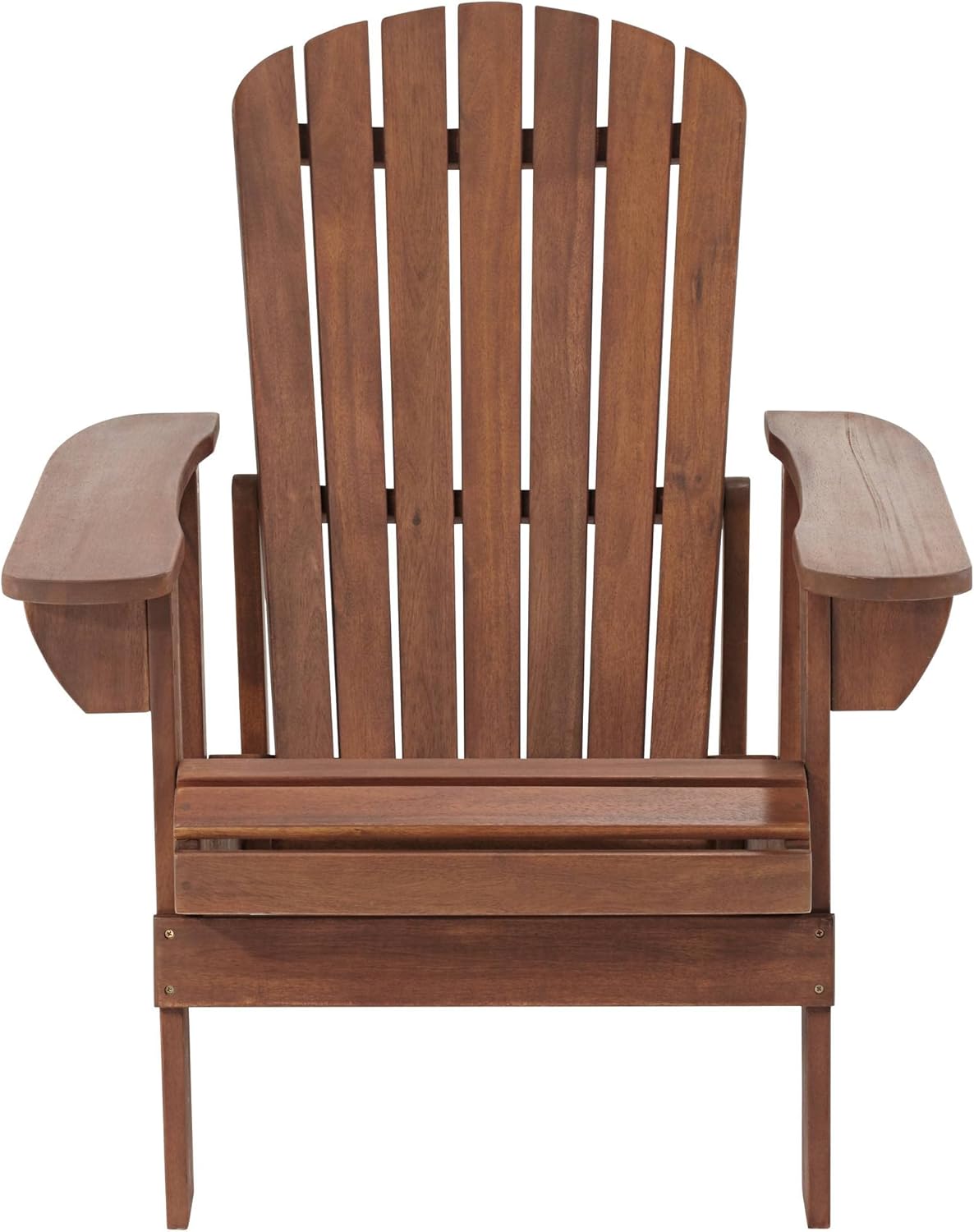 Teal Island Designs Fletcher Dark Wood Outdoor Reclining Adirondack Chairs Set of 2