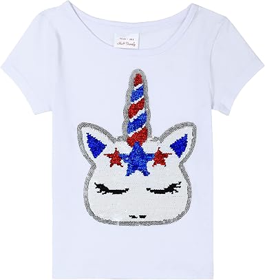 HH Family 4th of July Shirts for Girls 