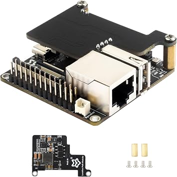 Luck-Fox Pico Ultra PoE Kit RV1106 Linux Micro Development Board, Integrate ARM Cortex-A7/RISC-V MCU/NPU/ISP Processors, 256MB DDR3L 8GB EMMC,Support MIPI CSI, GPIO, Interface,etc with PoE Module