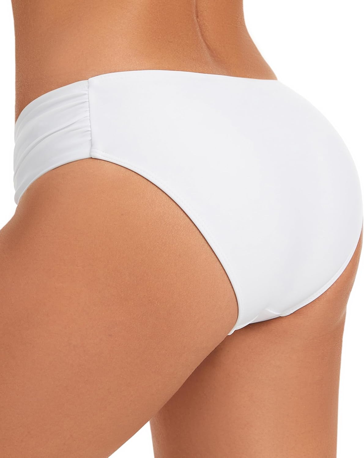 Women's Bathing Suit Bottoms Full Coverage Ruched Bikini Tankini Bottom Swimsuit Brief