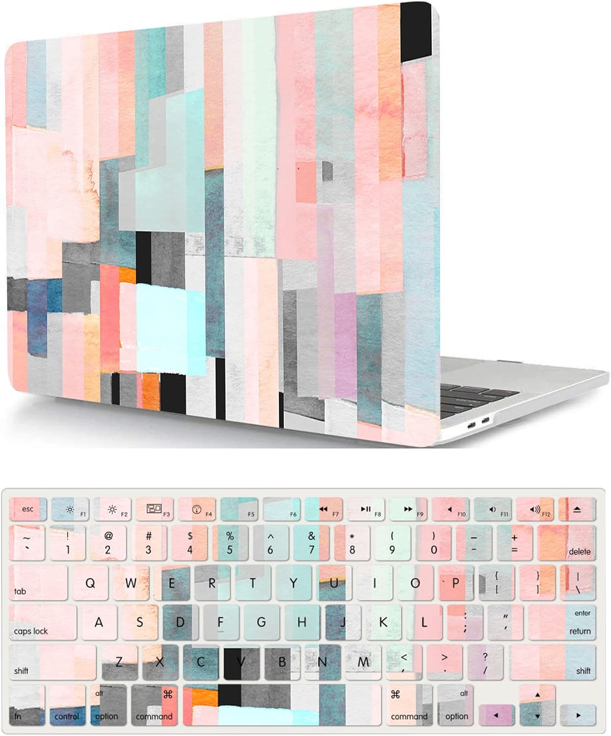 Laptop Hard Shell Case Compatible with MacBook Air 13.6 inch 2022 Release Model A2681 M2, Plastic Protective Beautifully Designed Hard Shell Case Cover & Keyboard Cover, Astronaut and Alien