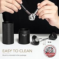 Vista 3 de Timmore Castaño C2S - Molinillo de café manual de 25 g con rebaba cónica de acero inoxidable CNC, ajuste interno ajustable, posicionamiento de doble