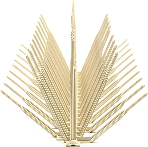 Miniatura 2 de Bird B Gone BBG2000-7-TAN - Estaca de plástico para pájaros, 50 pies por 7 pulgadas, color marrón