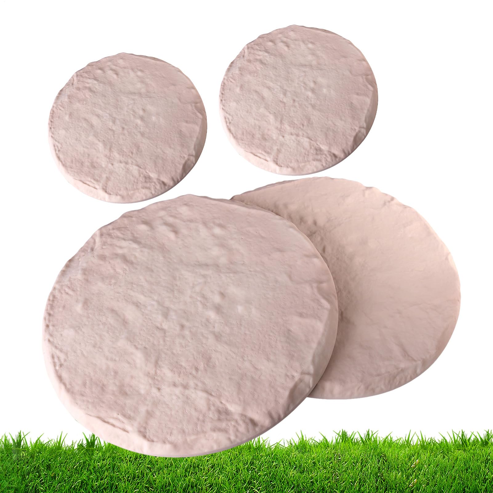 Pietre di lancio all'aperto - pavimentazioni per sentieri da giardino | lastre decorative a camminata | Design roccioso di grande imitazione, ornamenti in pietra resistente alle intemperie per paes