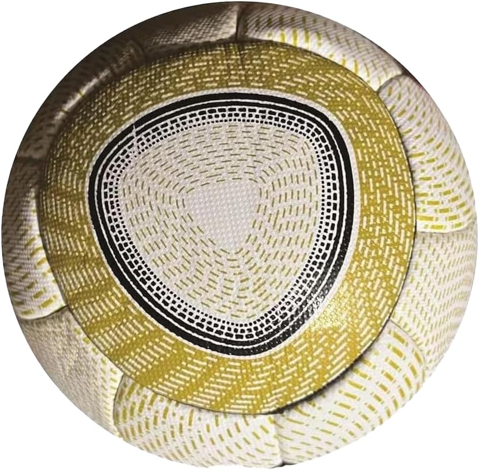 World Cup 2010 South Africa Final Match Ball Replica Official Size 5 Soccer Ball Premium Rexine Football Gift for Fans Collectors & Players OII-013