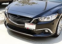 Vista 3 de iJDMTOY JDM Soporte de montaje de matrícula con adaptador para agujero delantero de remolque de defensas frontal para Mazda3 Mazda6 después de 2014