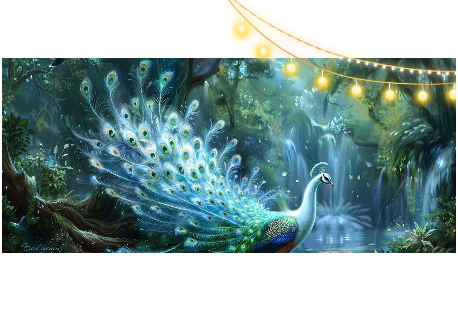 Diamentowe malowanie dla dorosłych duży rozmiar 220 x 80 cm, diamentowe malowanie paw malowanie diamentowe, haft diamentowy pełny zestaw 5D DIY kryształowe malarstwo ścieg krzyżykowy do dekoracji