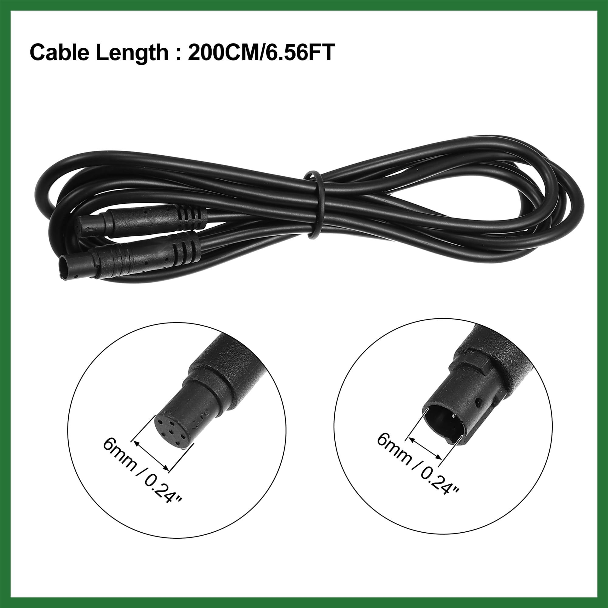 Amazon.com: Motoforti 6 Pin 6.56ft 200cm Backup Camera Extension
