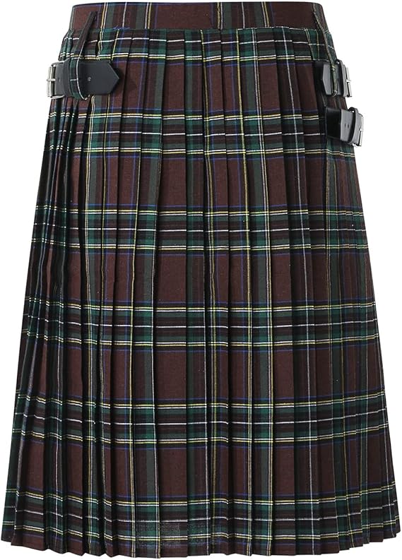 Kilt écossais Pour Hommes - Taille élastique Avec Doublure, Cordon Réglable, Respirant Et à Séchage Rapide, Poches Cargo, Plusieurs Couleurs