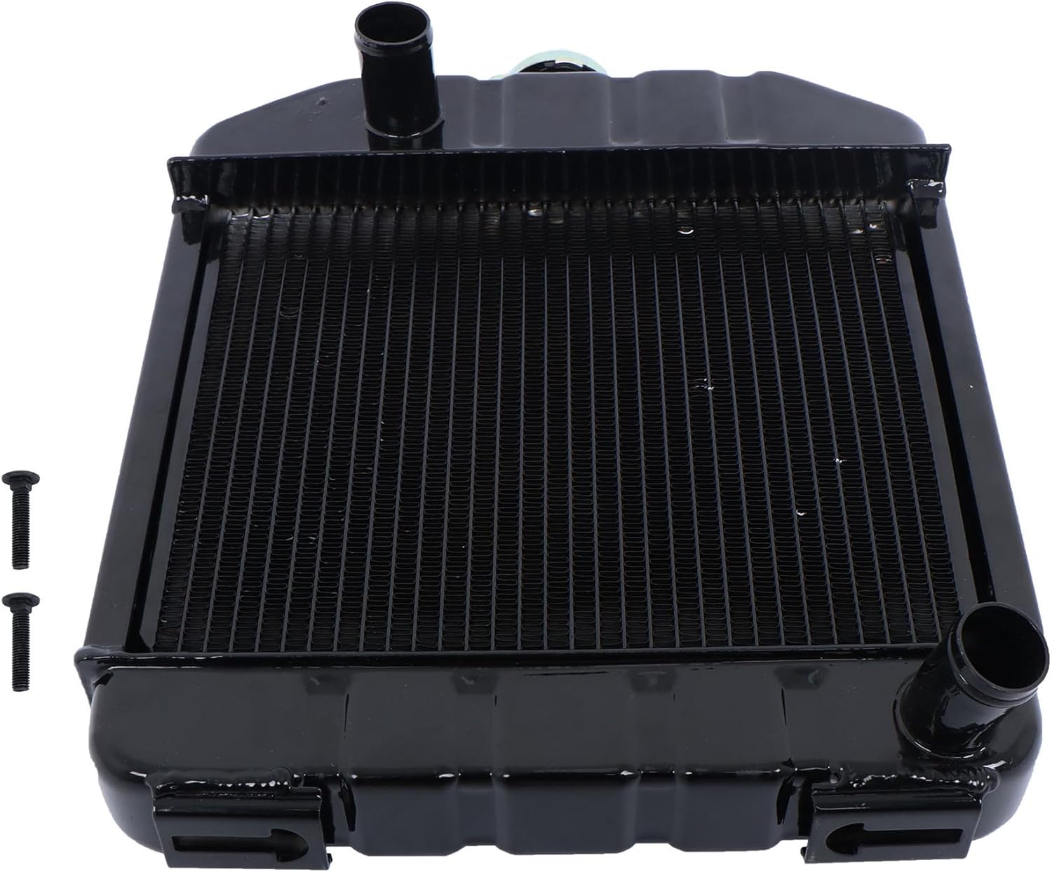 2 Row Aluminum Radiator 15553-72060 Replacement for Kubota B6100 B7100 B6100HST-DT B6100HST-E B7100HST-DT B7100HST-E