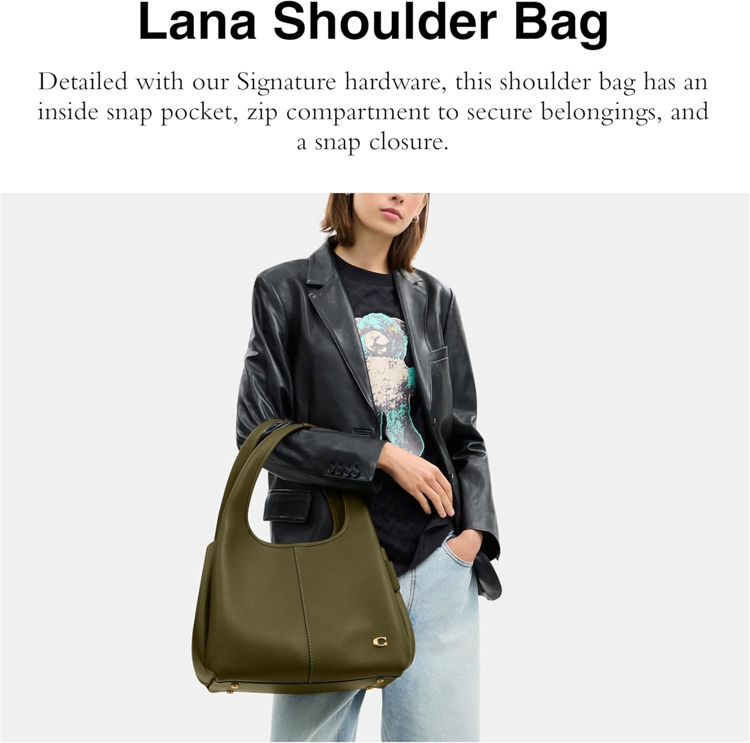 COACH womens Lana Shoulder Bag - Image 2