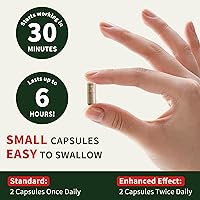 Vista 6 de Nitric Oxide Supplements for Men - Nitric Oxide Booster with L-Arginine,L-Citrulline Complex & Panax Ginseng - Supports Energy & Endurance – 60