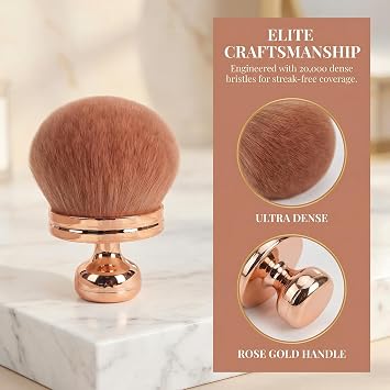 Extra Large Body Makeup Brush for Self Tanner & Bronzer | Flat Top Kabuki Brush for Face and Body, Soft Synthetic Bristles for Blending Leg Makeup, Sunscreen & Tanning Lotion