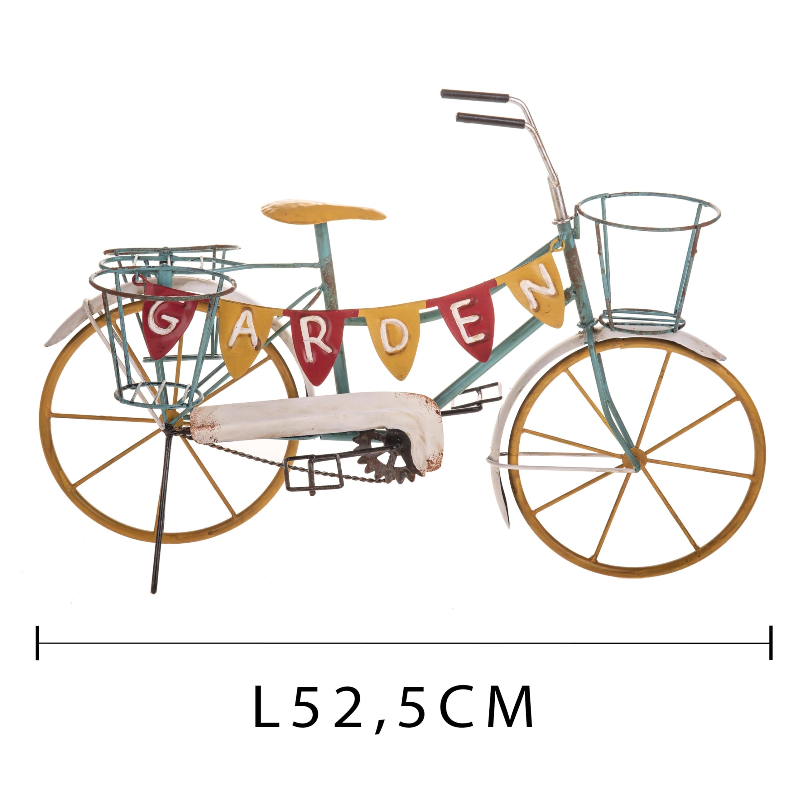 Giordanoshop Modellino Bicicletta con Contenitore H 54 cm