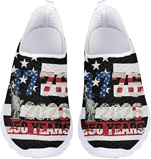 Jeiento Christmas Athletic Running Shoes for Women - Fashion Tennis Walking Sneakers