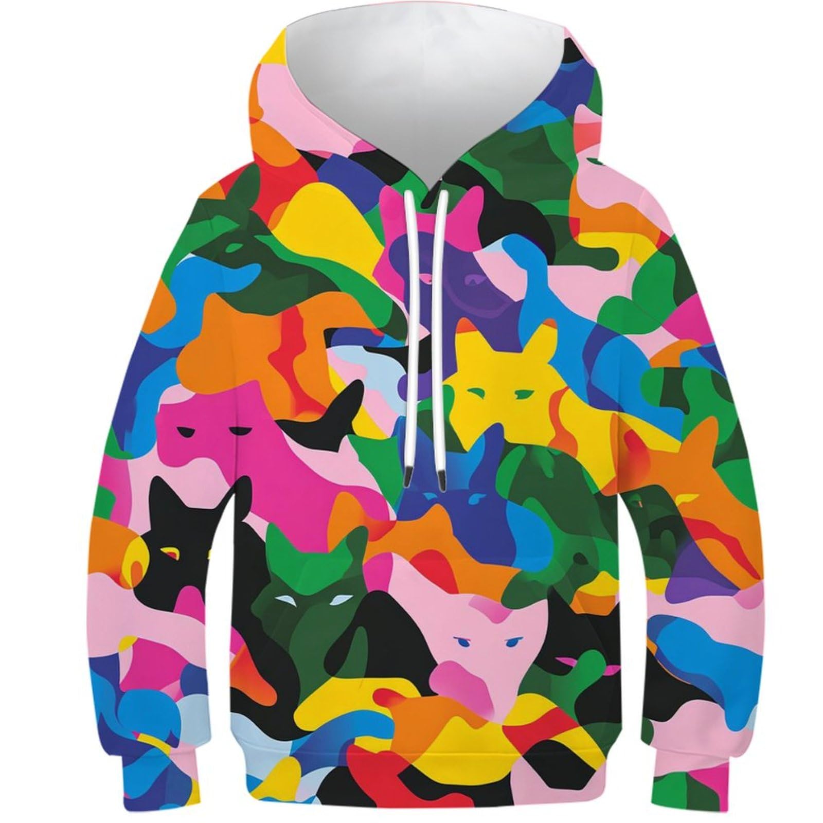 Sweat stylé garçon à motif zébré idéal pour le collège et les loisirs - 8