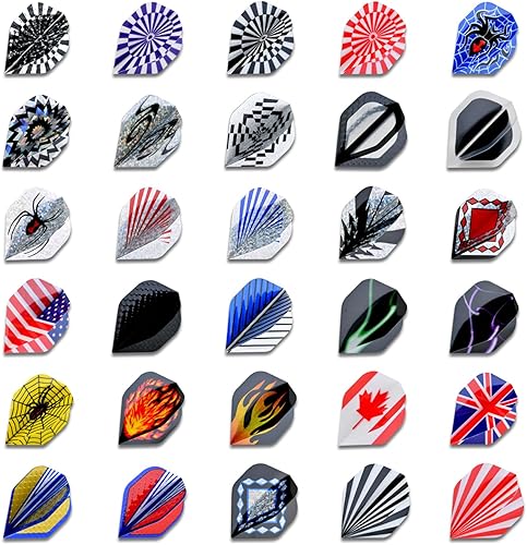 Miniatura 2 de Vuelos de dardo estándar Accesorios de dardos de repuesto duraderos Suministros de equipo de vuelos perfectos para juegos de dardos 60 unids 90
