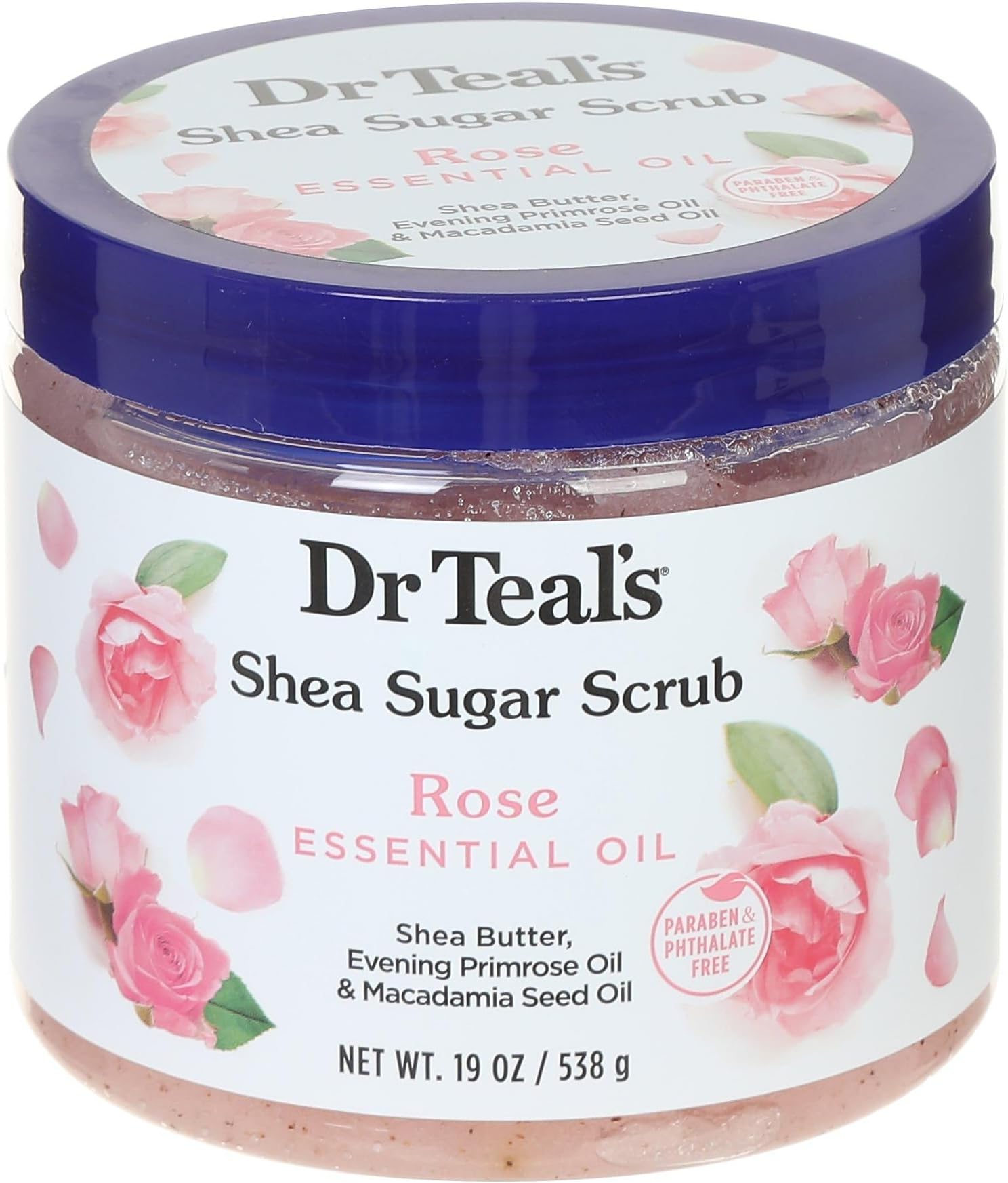 SHEA SUGAR BODY SCRUB ROSE 538G