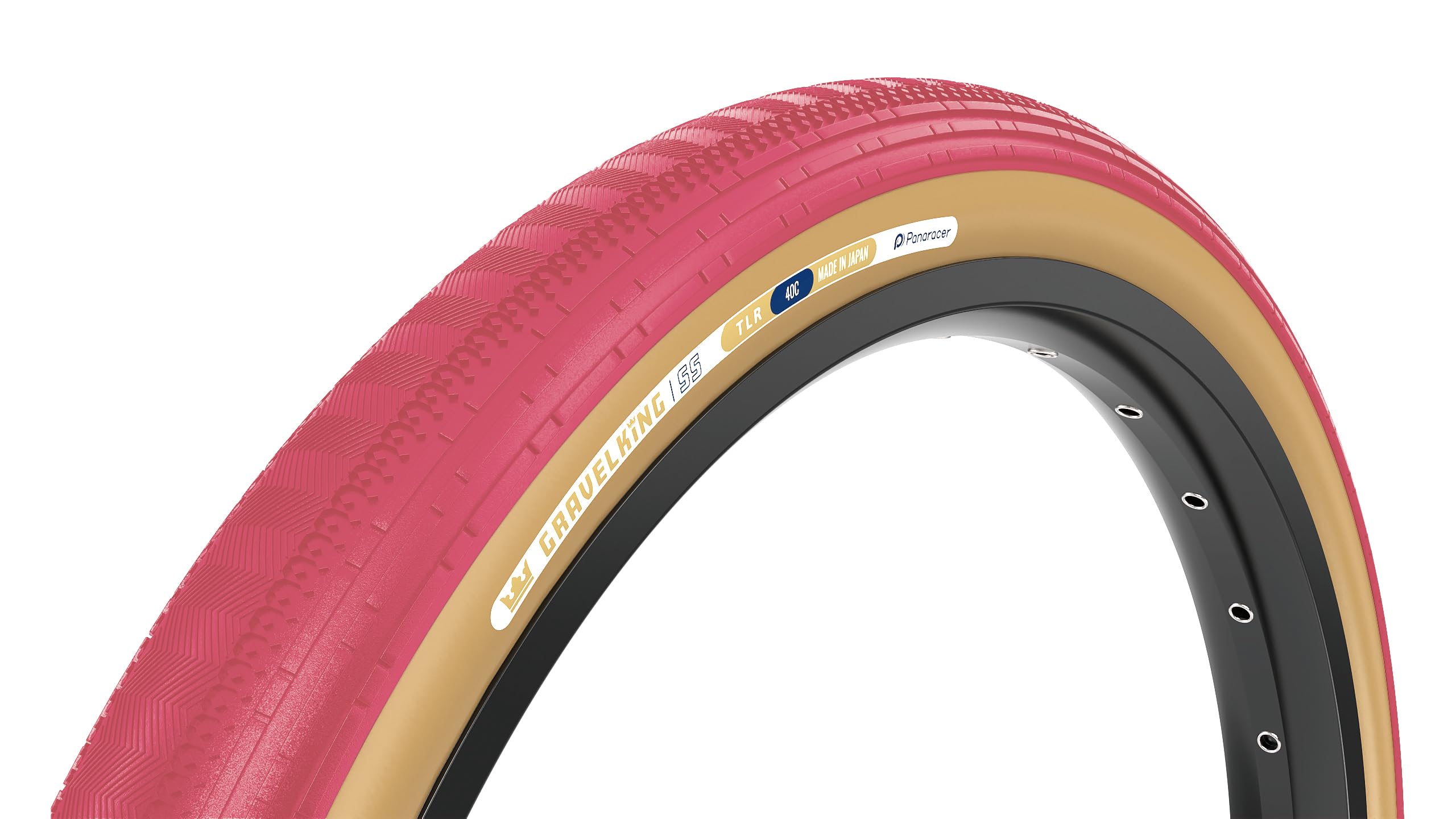 パーツ Panaracer GRAVELKING R 700x40C TLR Panaracer GravelKing SS TLR Tire 700x40c Tubeless Ready Folding