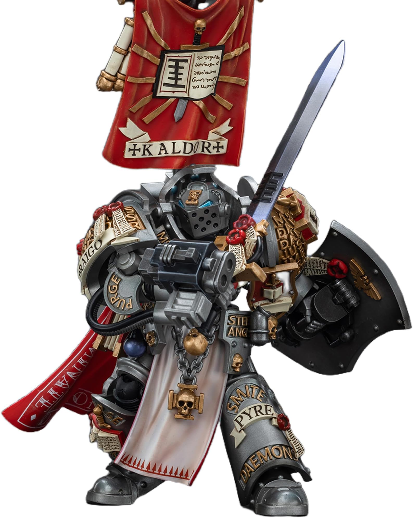 Warhammer 40,000 1/18 Action Figure Grey Knights Kaldor Draigo 4.72 inch Collectible Action Figures Kits