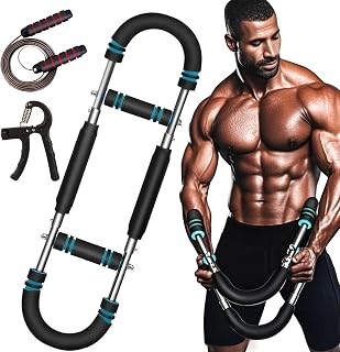 Twister Arm Trainer Pro - Adjustable Chest Workout Equipment & Arm Trainer Strengthen Chest, 2-in-1 Workout Bar