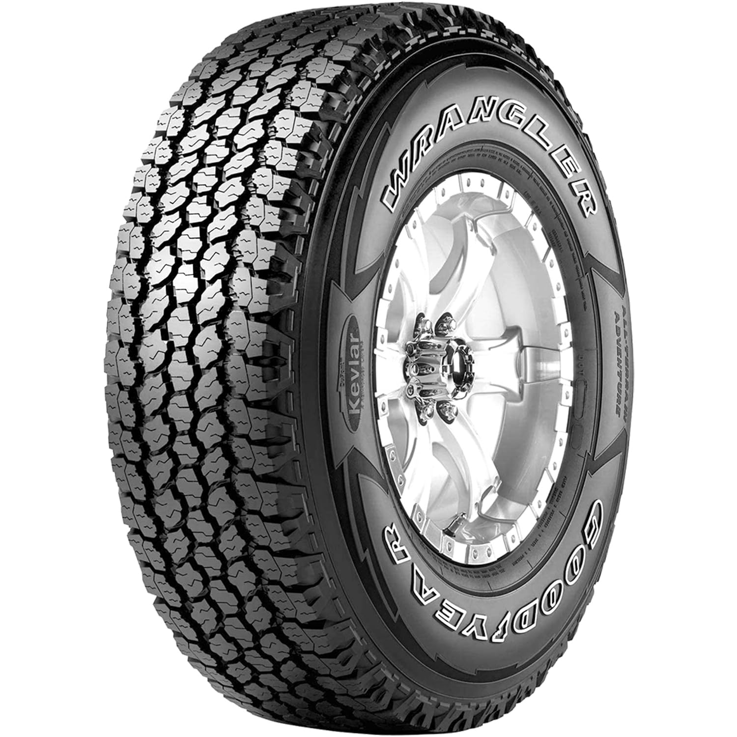 Amazon.com: LT275/65R18 113S C/6PR GOODYEAR WRL AT ADV KEVLAR OWL