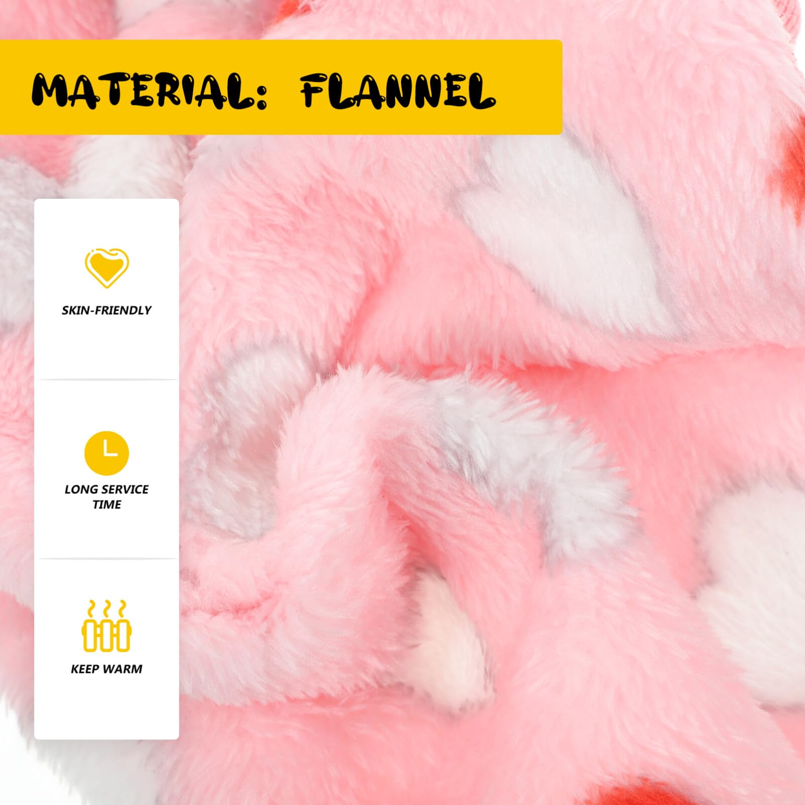 NUOBESTY 4stücke Hundeweste aus Flanell Warme Tierbekleidung für Kleine Hunde Bequemes Design für Alltag und Feiertage Haustierbedarf