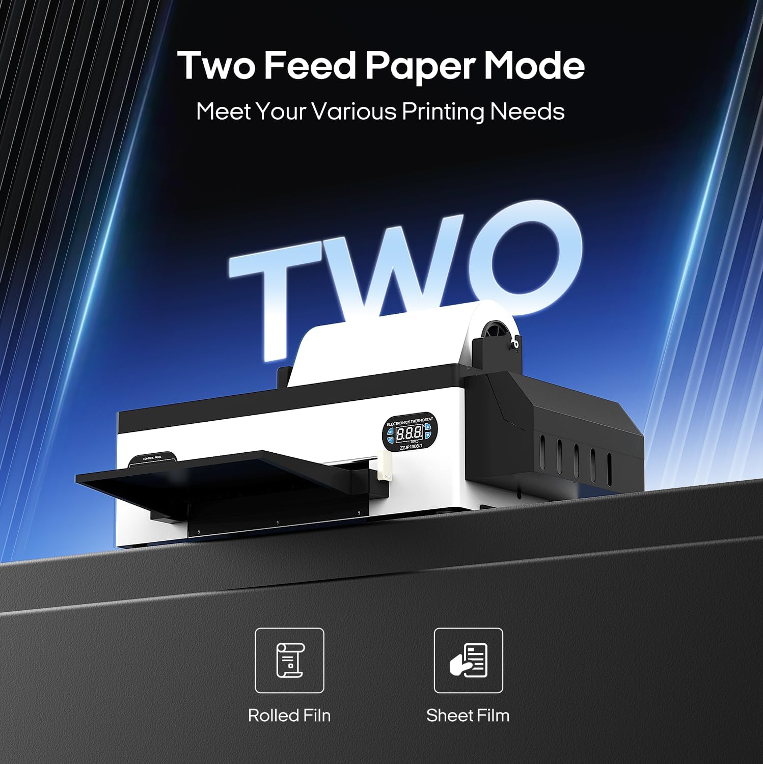 DTF Printer L1800 Printer Machine 13in with Safety Software and Roll Feeder, Advanced Ink System, Direct to Film High-Speed Printing for T-Shirts, Hats, Garments, Hoodies, A3 DTF Bundle for Beignners