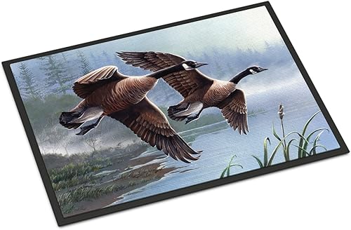 Caroline's Treasures PTW2054JMAT - Alfombra de gansos en el ala para interiores o exteriores, 24 x 36 pulgadas, 36 pulgadas de largo x 24 pulgadas