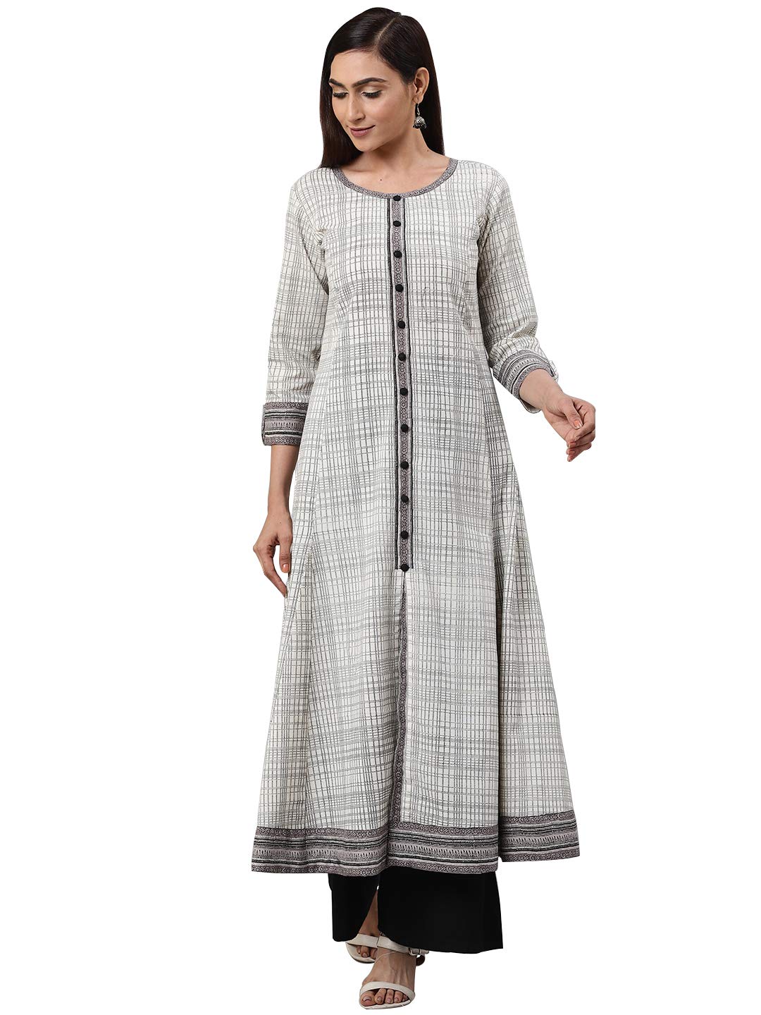 Women'S Cotton Floral Printed Straight Top for Women