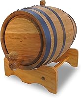 Vista 1 de Barriles Red Head - Barriles de roble premium de 5 L para envejecer whisky, vino, ron, scotch y más, ideal para barril de whisky o barril de vino