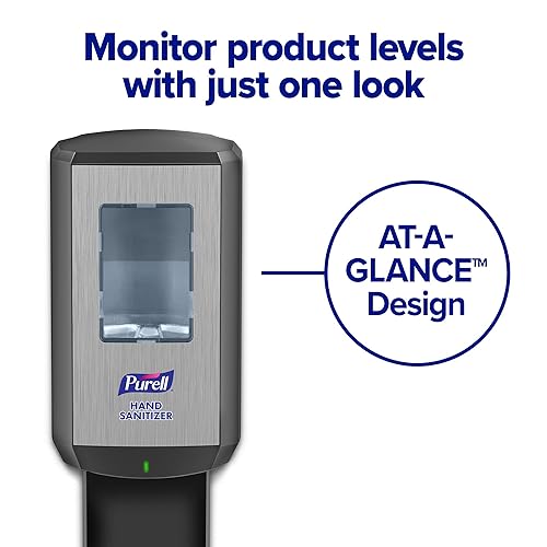 Miniatura 5 de PURELL MESSENGER 7518-DS-SLV - Soporte de suelo con dispensador automático CS8, grafito (paquete de 1)