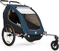 Vista 1 de Burley Encore X, remolque y cochecito para bicicleta para niños de 2 asientos