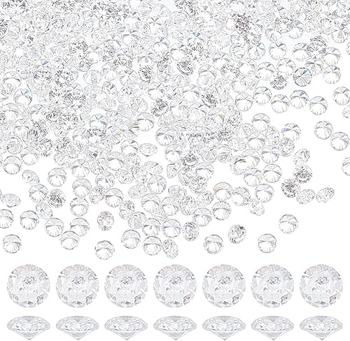 Miniatura 7 de PH PandaHall 2000 piedras de circonita cúbica transparente, de 0.059 pulgadas de grado A, diamantes de imitación de circonita cúbica facetadas
