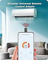 Vista 2 de Adaptador de control remoto universal para iPhone, control remoto todo en uno para TV/AC/DVD compatible con Samsung, Sony, Panasonic, Sharp, LG