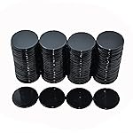 Smartdealspro Set of 100 25MM/1 Inch Opaque Plastic Learning Counting Counters Poker Chips (Black)