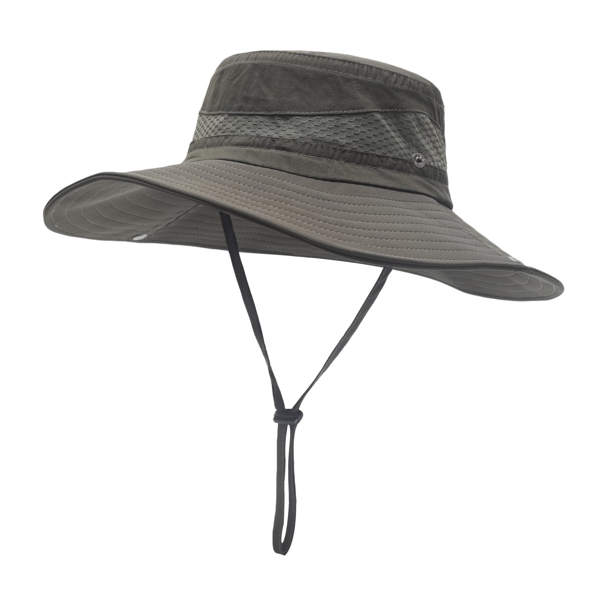 ZLYC Eté Camouflage Chapeau de Soleil Safari Chapeau pour Homme