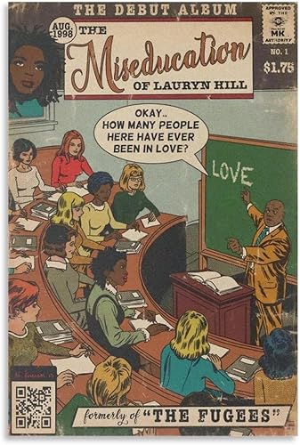 Póster de Lauryn Hill The Miseducation of Lauryn Hill, álbum de música, arte cómico, póster para habitación, arte de pared estético, decoración de