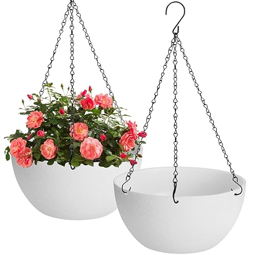 13 inch Hanging Planters for Indoor Plants, 2 Pack Planters