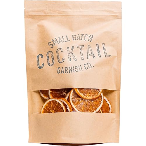 Cocktail Garnish - Dehydrated Orange, 3oz, 30+ Slices