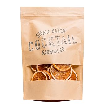 Cocktail Garnish Co. Dehydrated Orange Wheels, 3oz, 31+ Slices