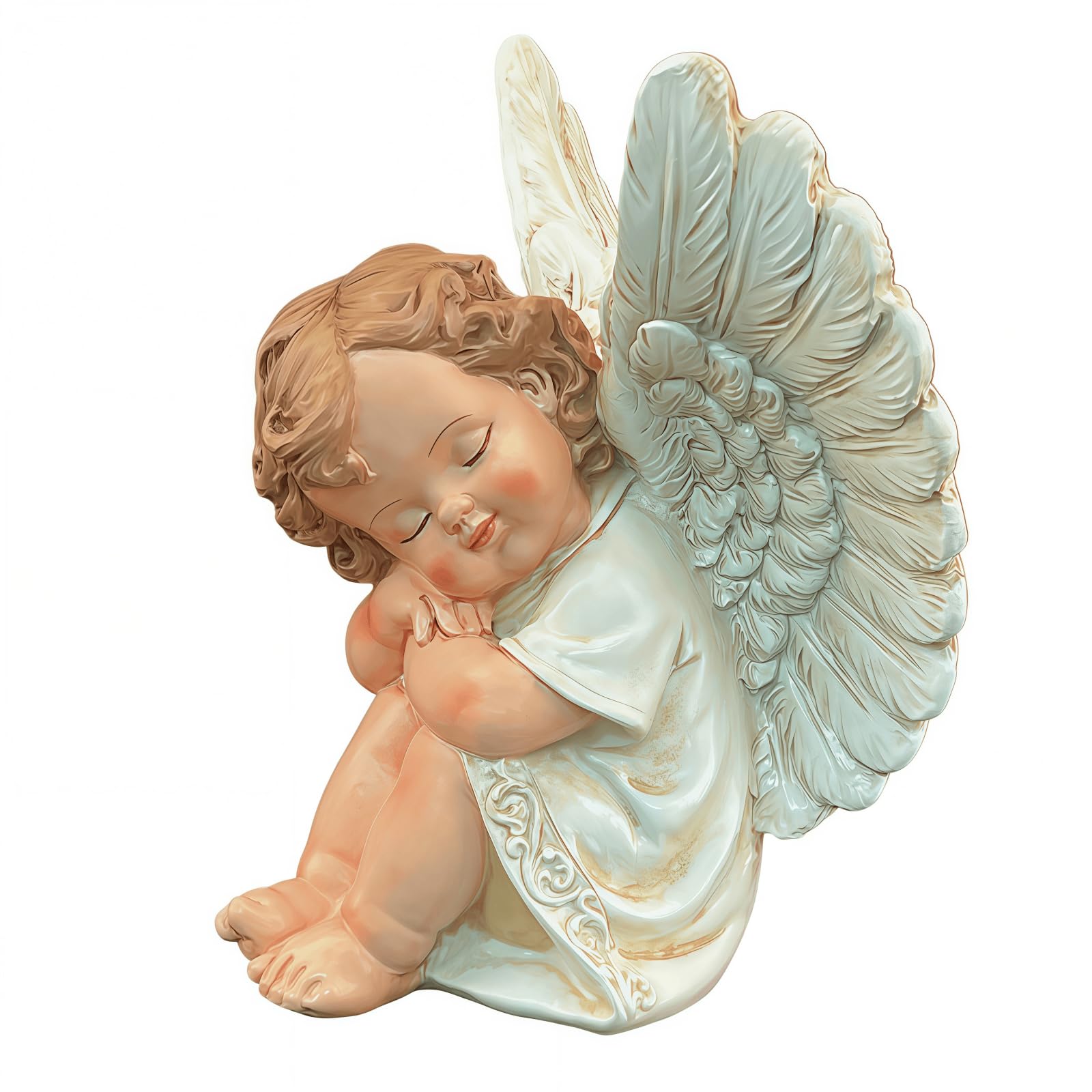 Guardian Angel Gifts, Angel Ornament, Golden Cherub, Christening Gift โ image 1