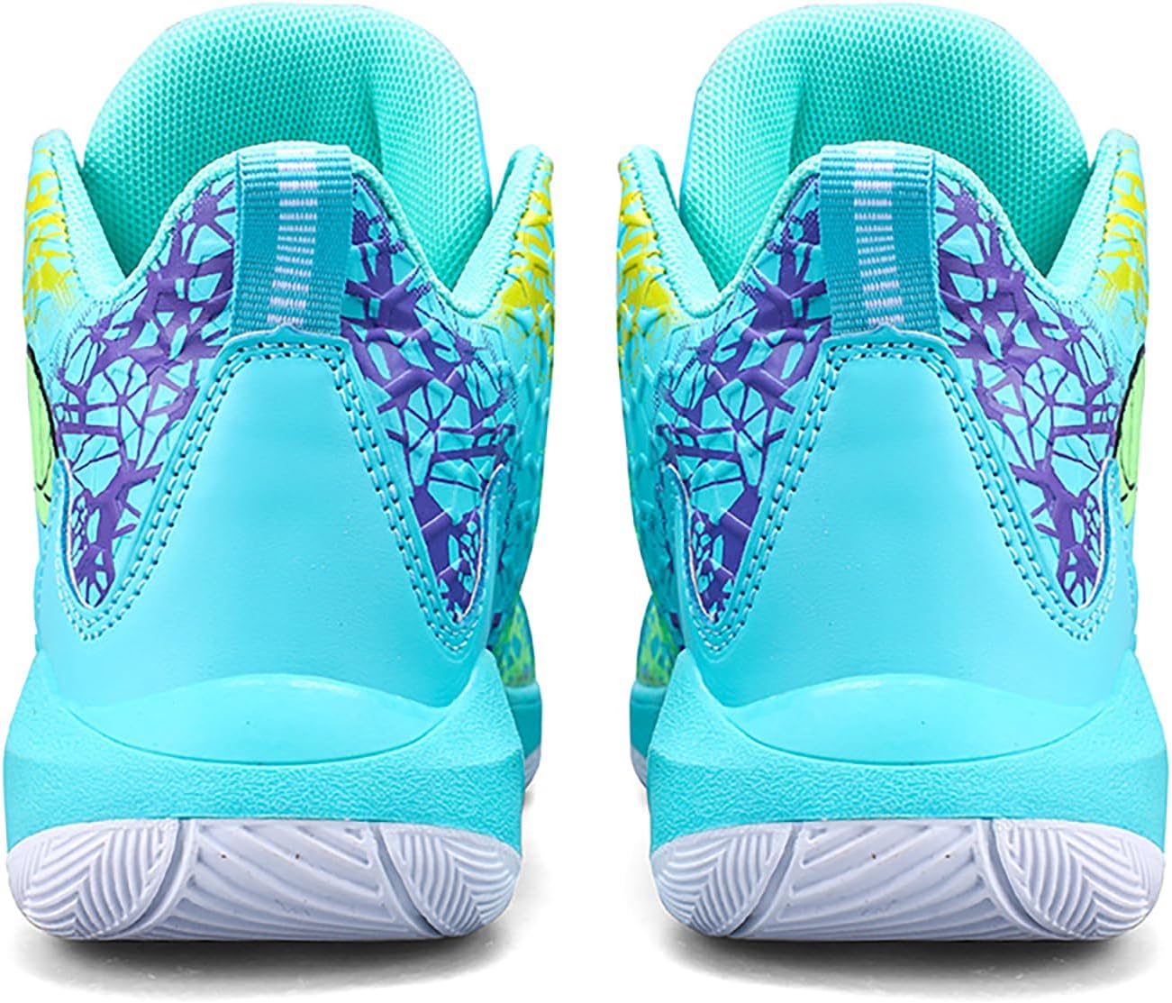 Kids Basketball Shoes High-top Sports Shoes Boys Sneakers Durable Lace-up Non-Slip Running Shoes Secure for Little Kids Big Kids - Image 5