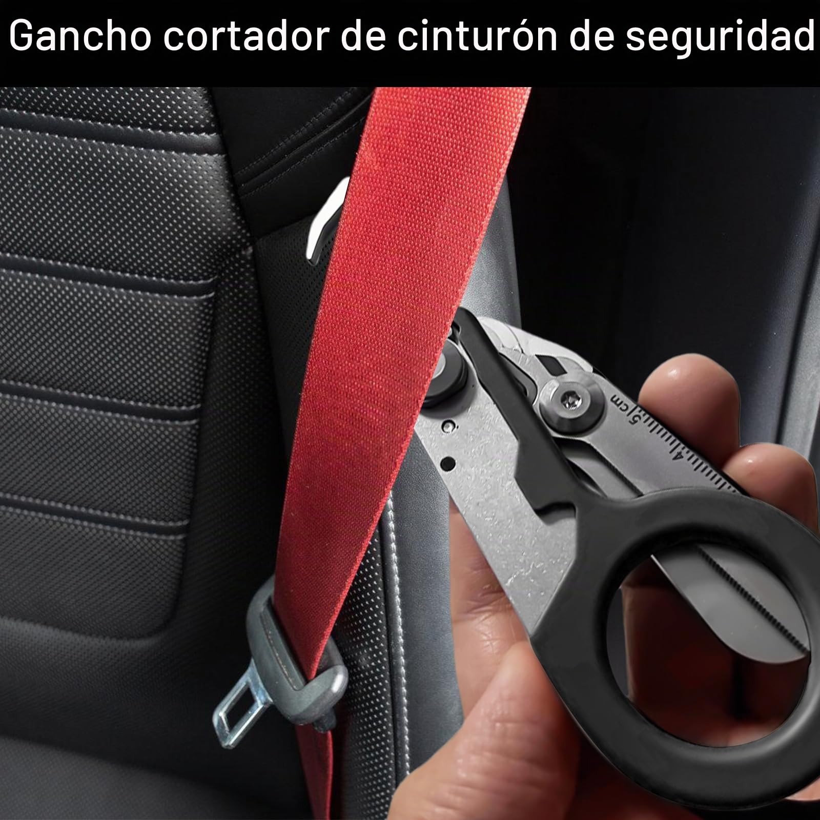 Raptor Response - Tijeras de rescate multifunción con 6 funciones, pinzas plegables de acero inoxidable, tijeras para traumatismos