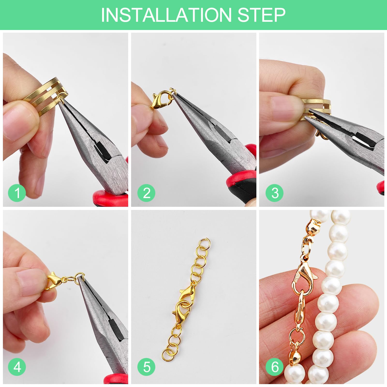 Avesteir 960pcs Feroir Bracelet (Avec 120pcs Feroirs à Hoard Et 840pcs Anneaux De Saut), Kit